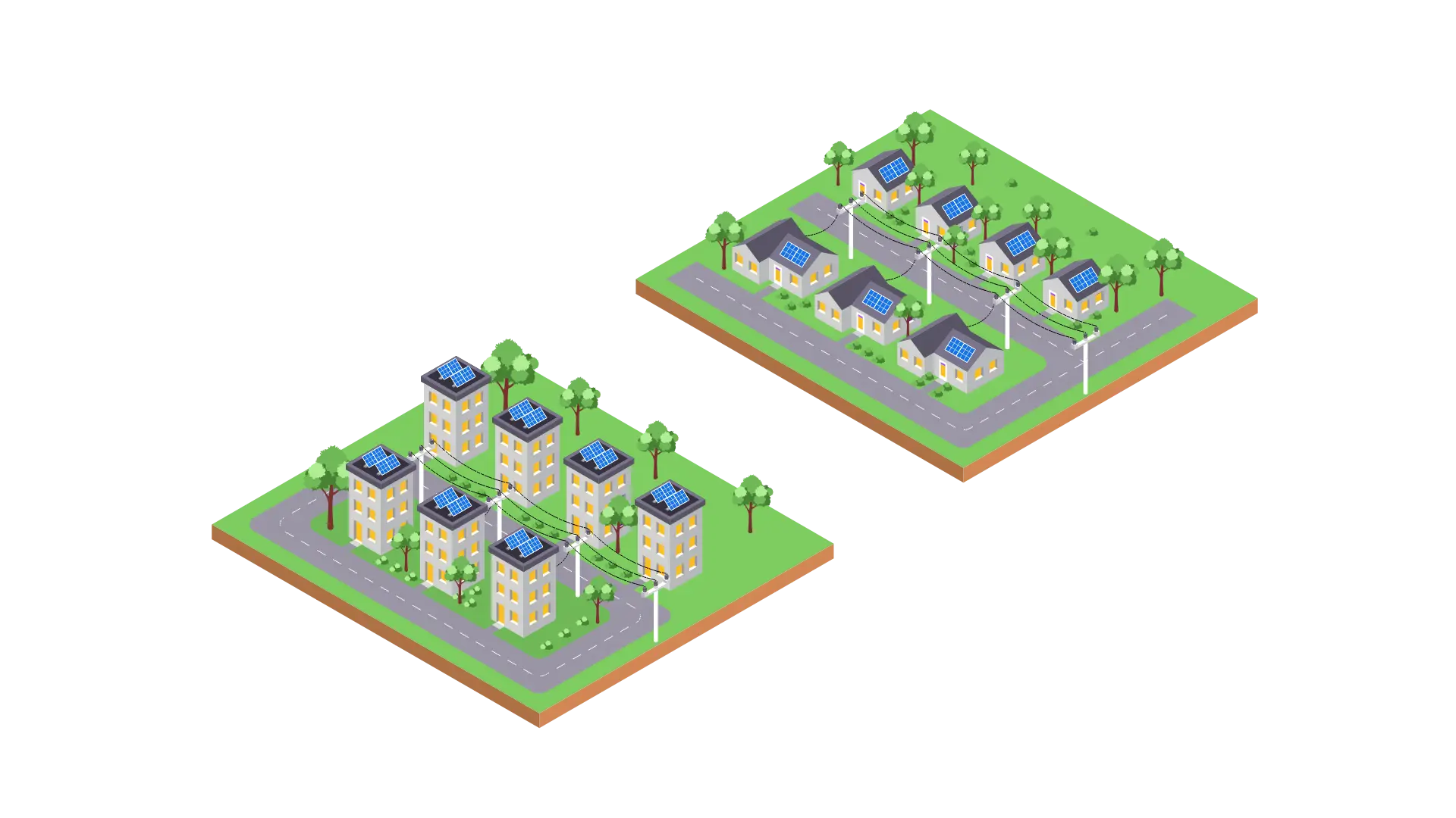 Isometric building animation frame 3