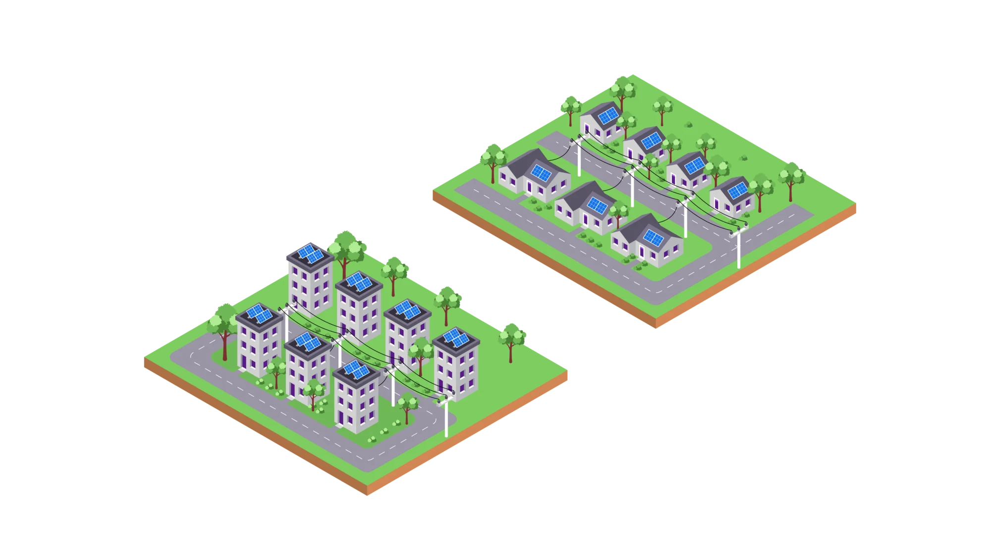 Power grid illustration